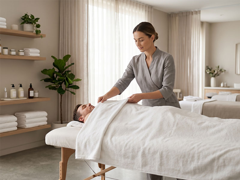 Spa moderno con servicio de bienestar